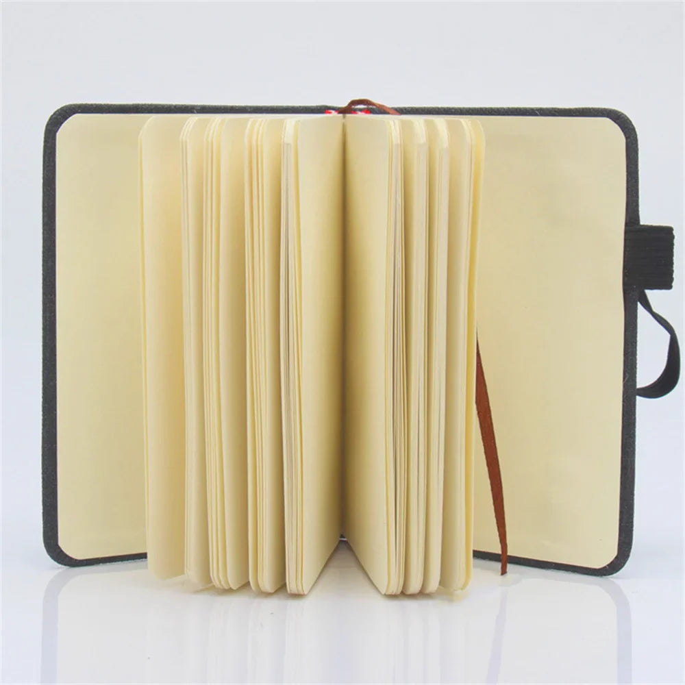 New A7 Mini Notebook Portable Pocket Blank Page Notepad Memo Diary Planner Agenda Note Book Office School Stationery Wholesale