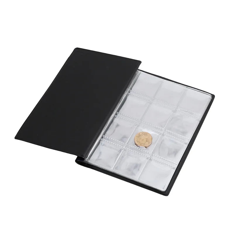 120/360 Pockets Coin Collection Book 10/20 Pages Coin Collection Holder Album Commemorative Coin Organizer Storage