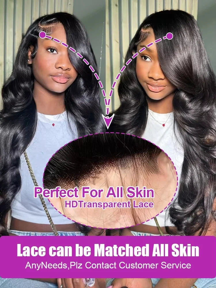 NEW 38 inch hd lace front wig human hair Body Wave lace front human hair wig 13x4 Brazilian glueless wigs human hair