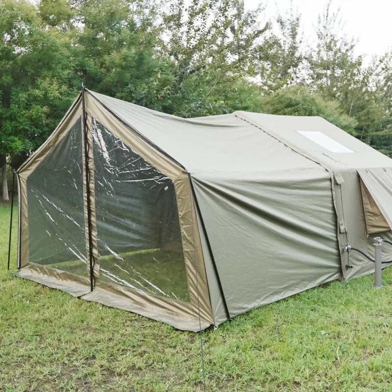 Air Tent, Inflatable Camping, Outdoor Fabric, Portable Inflatable Tent, Large High-quality House Tent，8.2 Square Meters