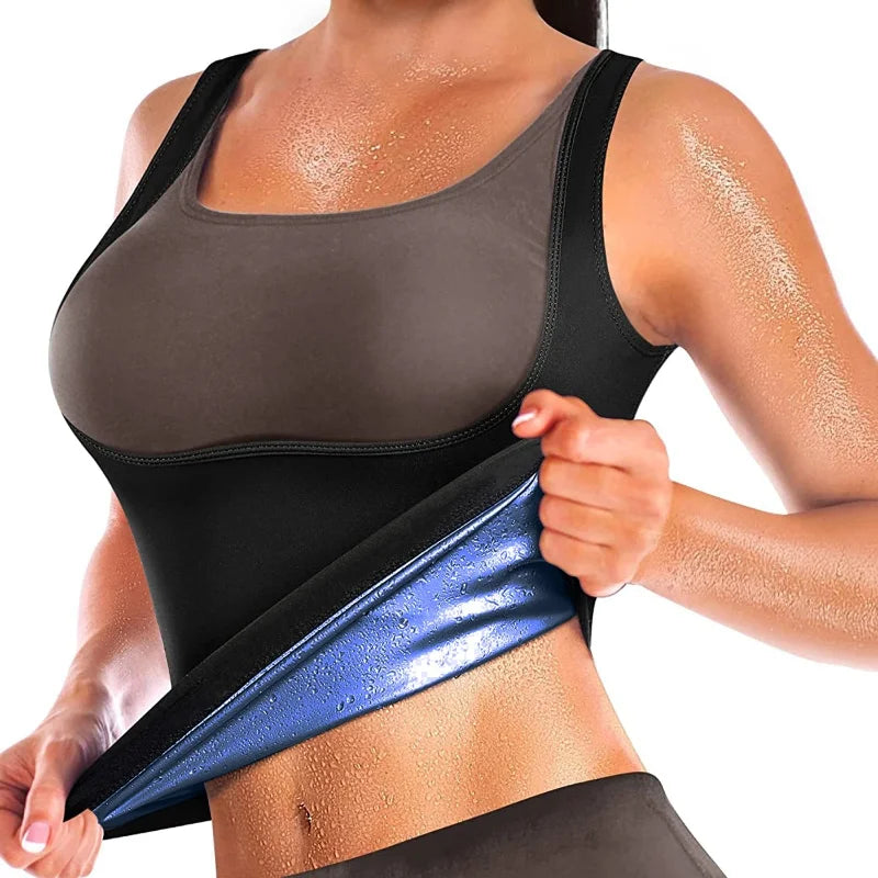 Sweat Vest Sauna Suit For Women Shirt Shapewear Women-Sauna Women,Sauna Workout-Slimming Faja-Hot