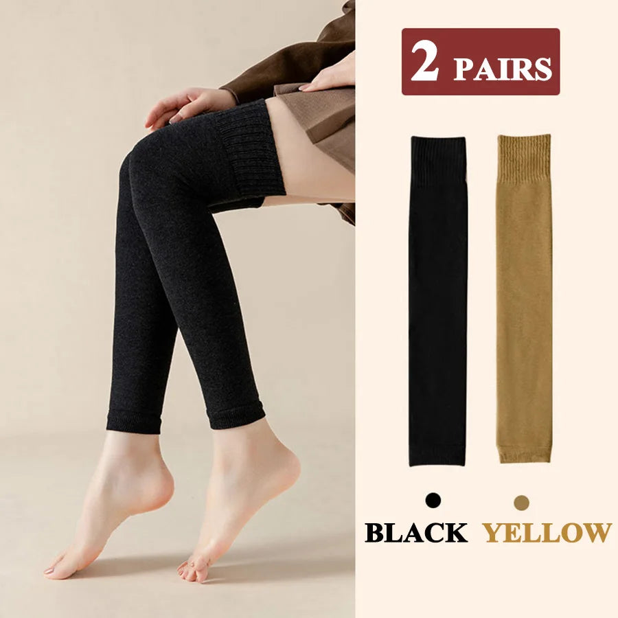 Thick Stockings Women Socks Warm Winter Over Knee High Hold Up Sexy Slim Ladies Girls Halloween Gift 7 Colors 1 Pairs Hot Sale