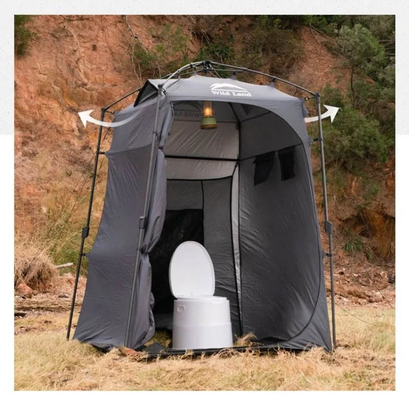 Automatic Speed Opening Single Tent Outdoors Portable Toilet Take Bath Change Clothes Windproof Multifunction Tents Ventilate