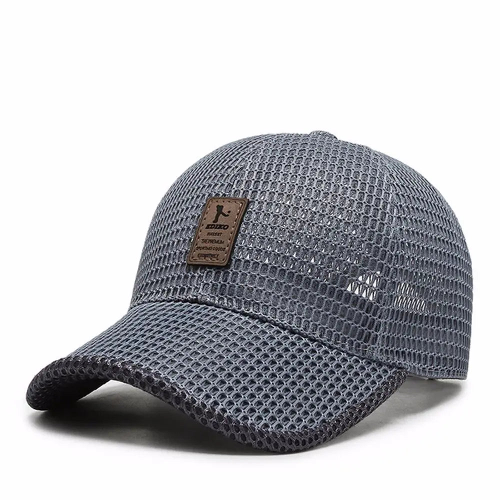High Quality Women Adjustable Breathable Sport Hats Unisex Casual Sport Hats Cap Mesh Cap Snapback Hats Fishing Baseball Caps