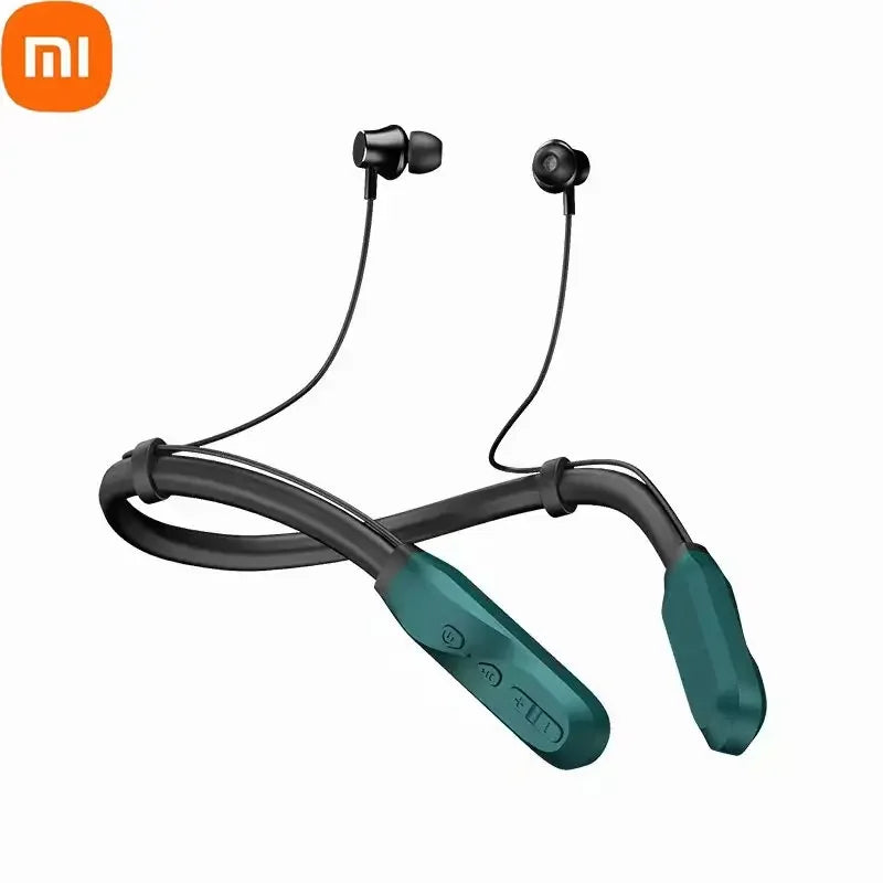 Xiaomi Mijia Wireless Earphones 200 Hour Play Neckband Bluetooth 5.1 Headphones Headphone with Mic 9D Stereo Earbuds Headset
