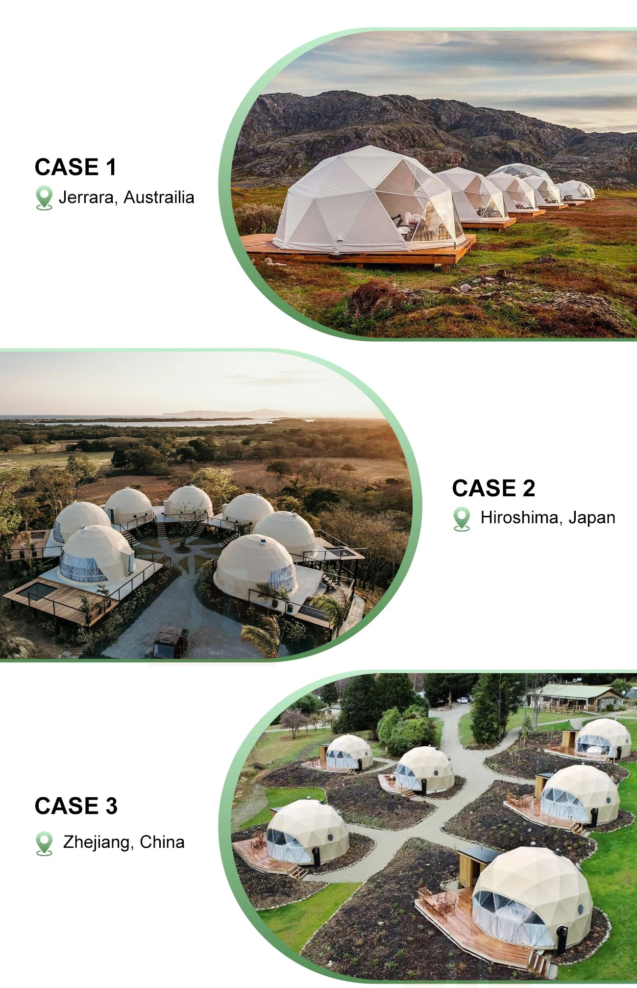 Spherical tent, geodesic tent, dome tent, galvanized steel pipe frame, PVC waterproof tarpaulin, wind-resistant, pressure-resist