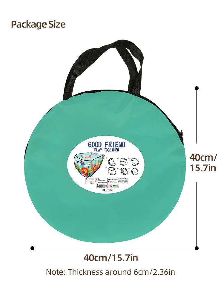 Children's Tent Game House Indoor and Outdoor No Installation Kindergarten Foldable Family Toy House