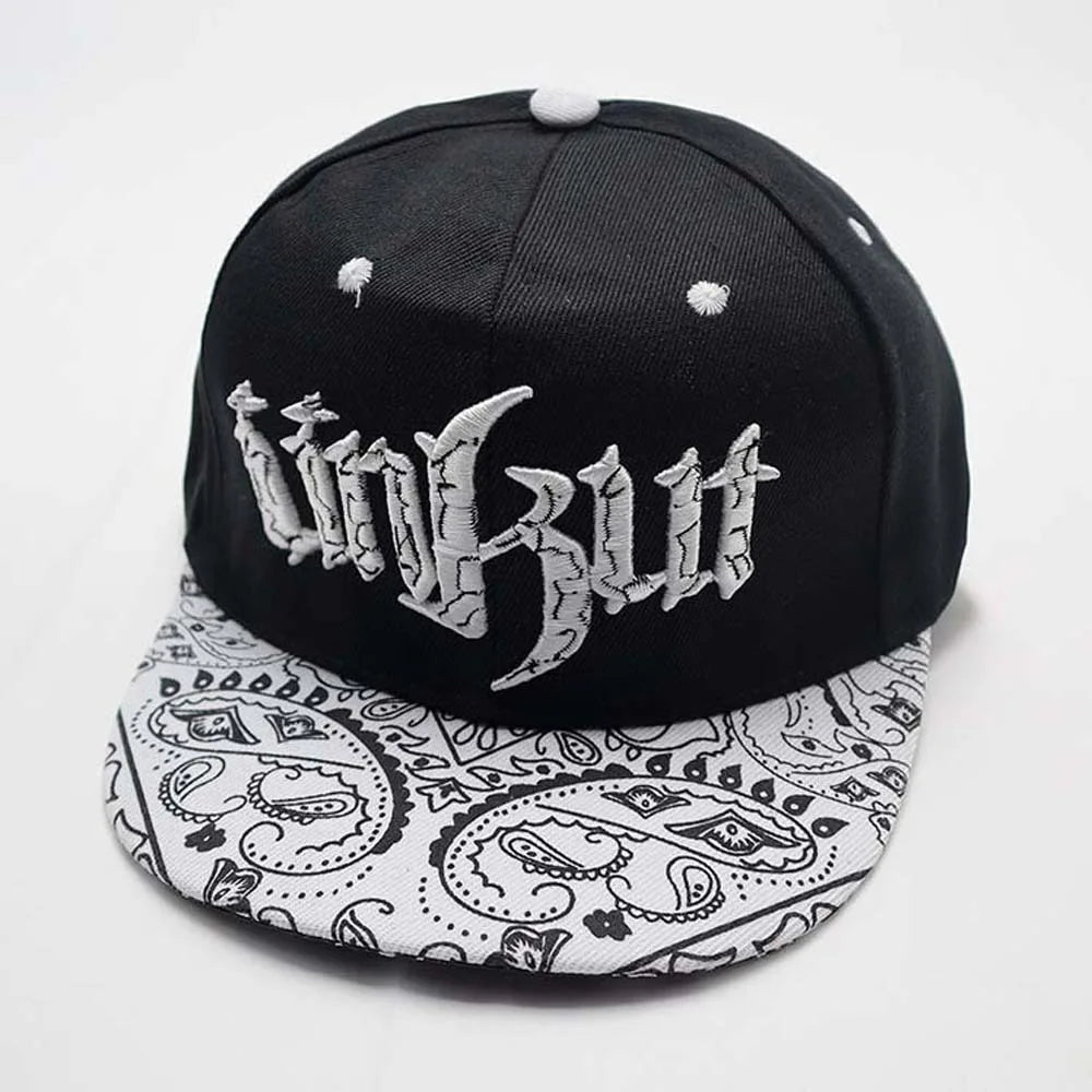 Adjustable Letter Embroidery Flat Brim Hat Korean Style Hip-hop Dance Snapback Hats Cotton Sunscreen Street Style Baseball Cap