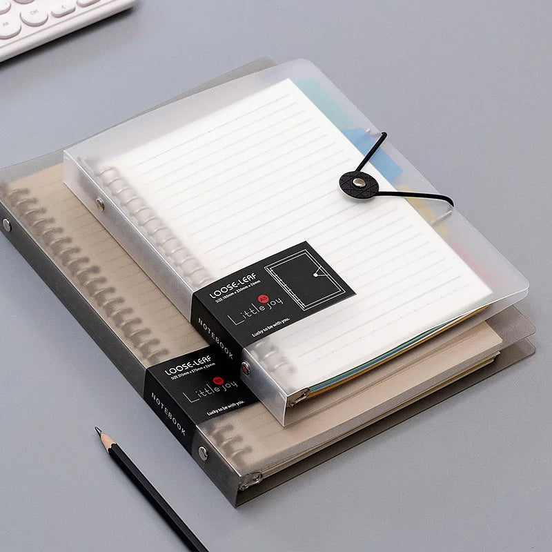 A5 A4 B5 matte adhesive loose strap loose notebook paper planner inner ring file cabinet materials stationery gift traveler