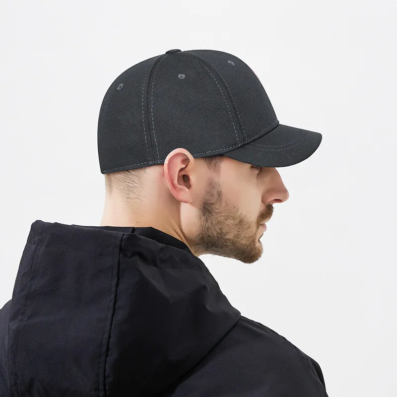Short Brim Elastic Closed Back Fitted Caps Hats New Cycling Solid Bill Plain Trucker Men Women Hip Hop Baseball Snapback Sun Era