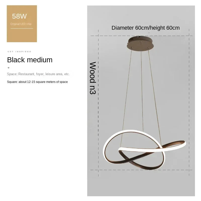 Modern Dining Room Pendant Lights Nordic LED Dining Table Ceiling Chandelier Living Room Home Indoor Bar Counter Hanging Lamp
