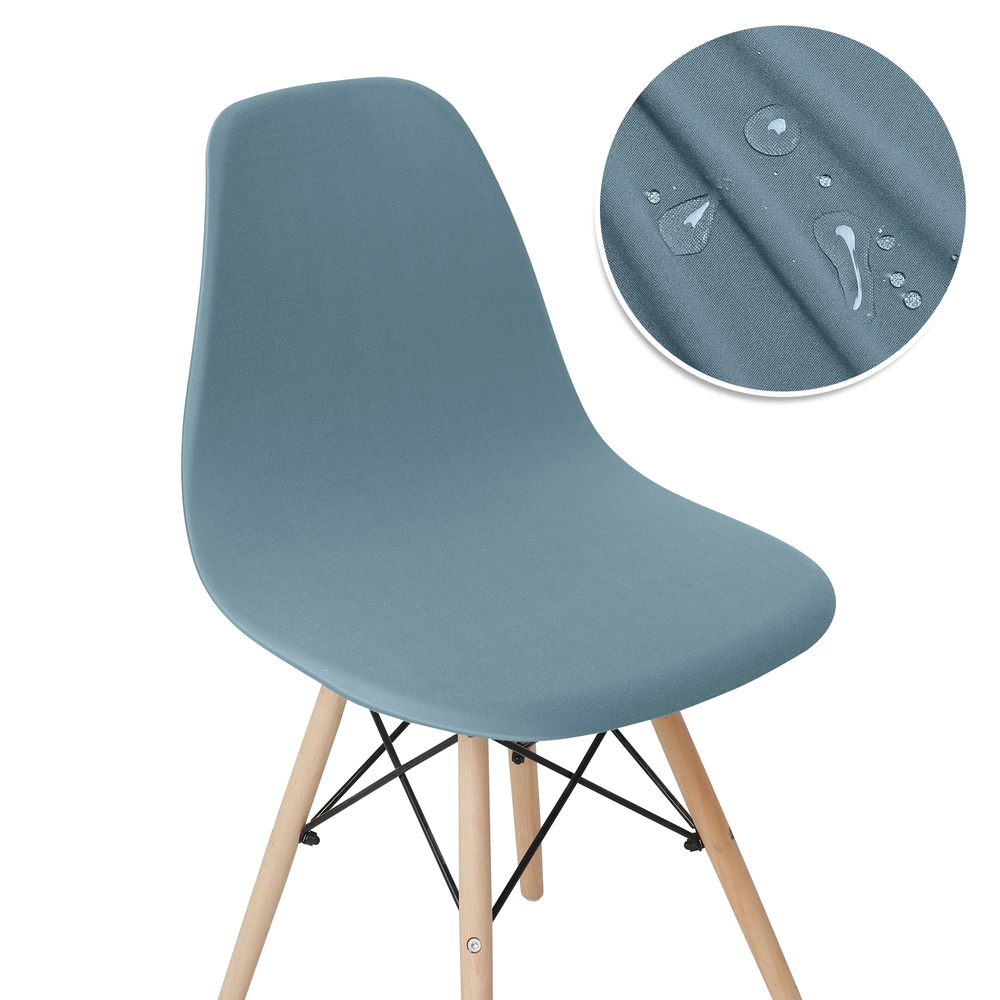 Solid Color Shell Chair Cover Stretch Cheap Short Back Chair Covers Printed Dining Seat Covers For Home Bar Hotel Party Banquet