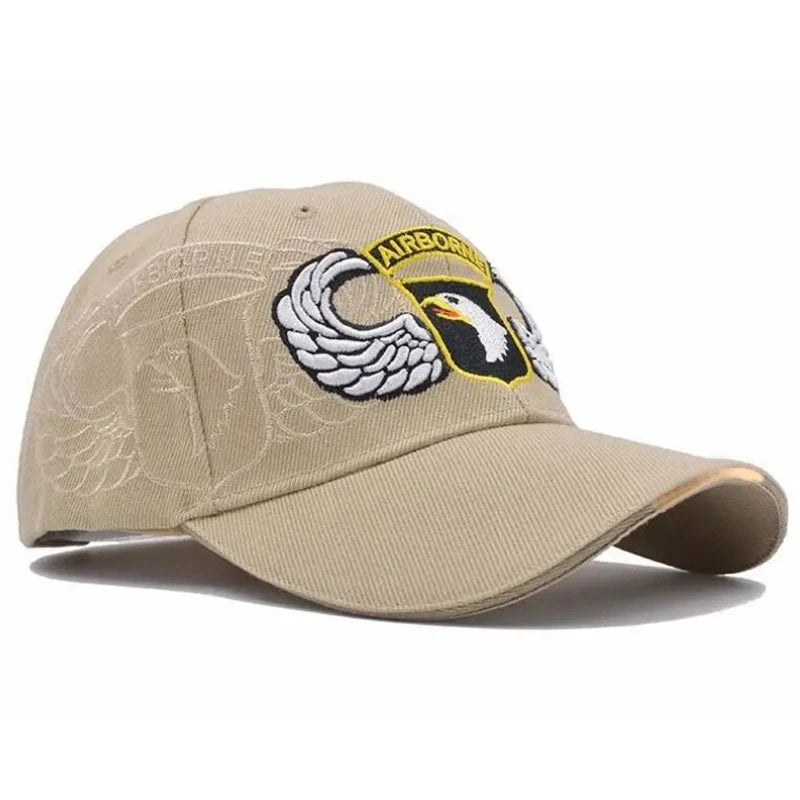 101 Airborne Baseball Cap Snapback Caps Outdoor Leisure Hip Hop Sun Hat adjustable Men Women Fishing Hunting Hats
