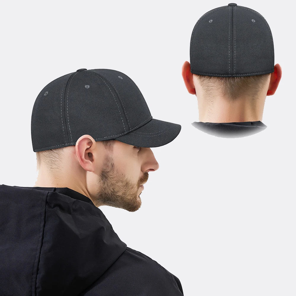 Short Brim Elastic Closed Back Fitted Caps Hats New Cycling Solid Bill Plain Trucker Men Women Hip Hop Baseball Snapback Sun Era