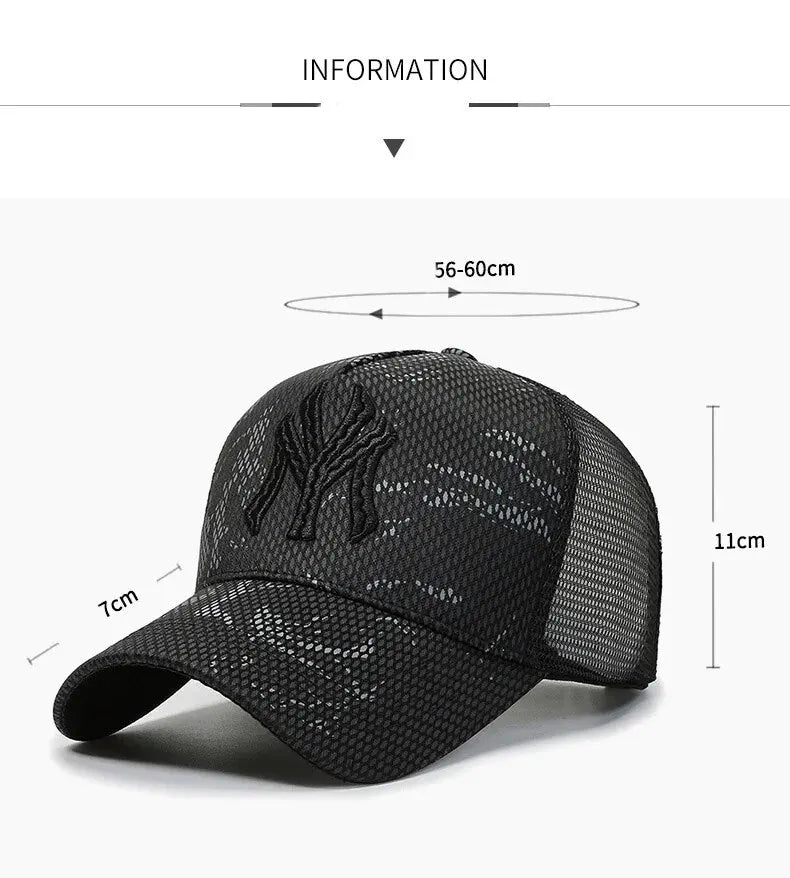 New Baseball Cap for Men Women Summer Outdoor Casual Unisex Adjustable Snapback Hat