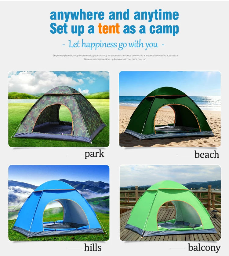 1/2 Person Tent For Outdoor Camping,Hiking,And Biking - Includes Footprint,Waterproof,Windproof,Packs Light And Compact,