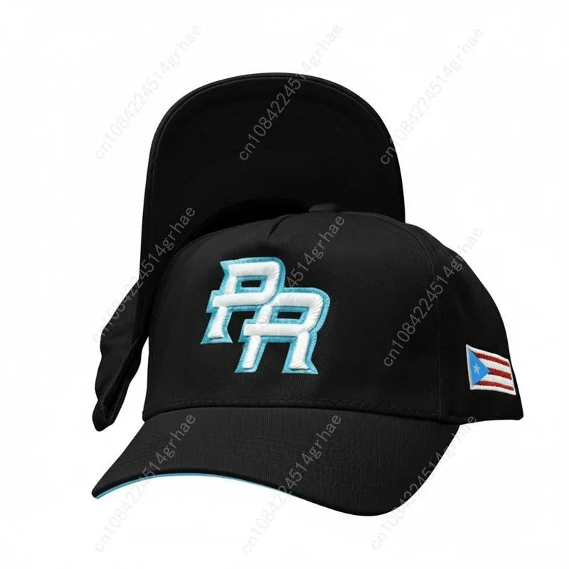Puerto Rico Snapback Cotton Material Camouflage Brim PR Embroidered Adjustable Snapback Hat High Quality Outdoor Truck Hats