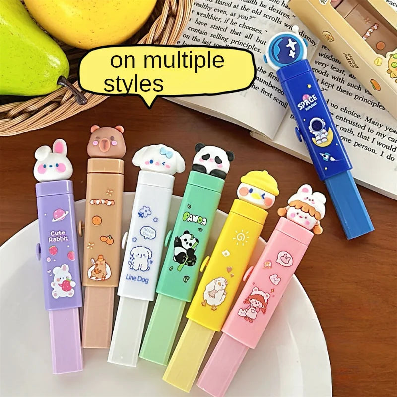 Cute Cartoon Cute Pet Push Pull Eraser Primary School Student Prize Learning Stationery Leave No Trace No Shard Eraser