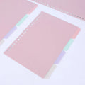 A5 A4 B5 matte adhesive loose strap loose notebook paper planner inner ring file cabinet materials stationery gift traveler