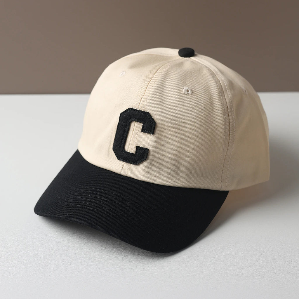 "Baseball Cap for Women and Men Snapback Hat Letter C Patch Hat Summer Sun Visors Caps Unisex