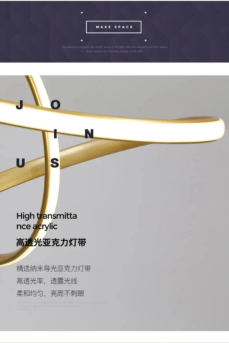 Modern Dining Room Pendant Lights Nordic LED Dining Table Ceiling Chandelier Living Room Home Indoor Bar Counter Hanging Lamp