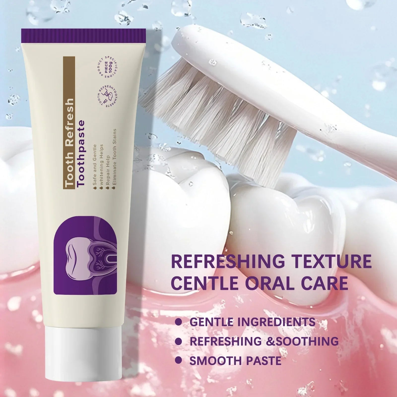 Tooth Repairing Toothpaste Whitening Teeth Fresh Mouth Tartar Stain Remover Bright Dental Cleaning Inhibit Bad Breath Toothpaste