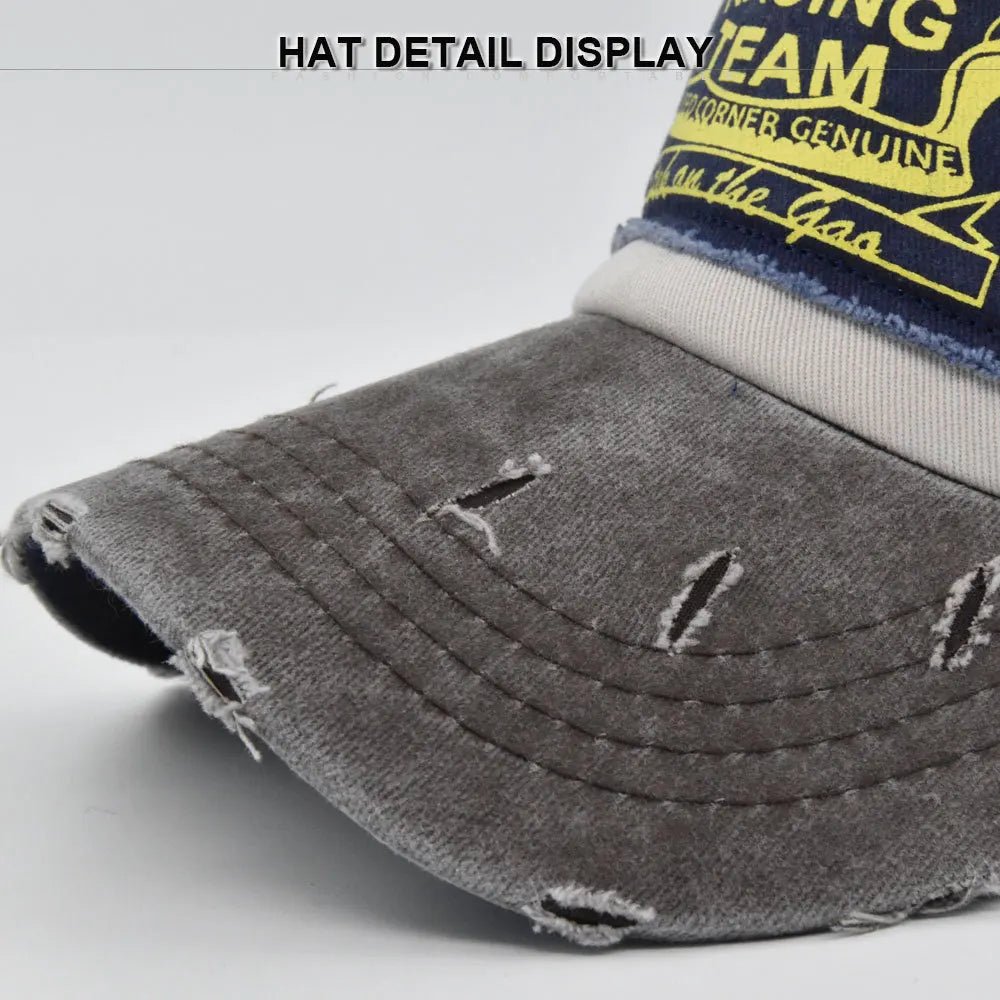 Baseball Cap Snapback Hat MOTORS RACING TEAM Sun hat Spring Autumn baseball cap Sport cap Hip Hop Fitted Cap Hat For Men Women - The Melt Theory Lab by Kandylandlaiid LLC