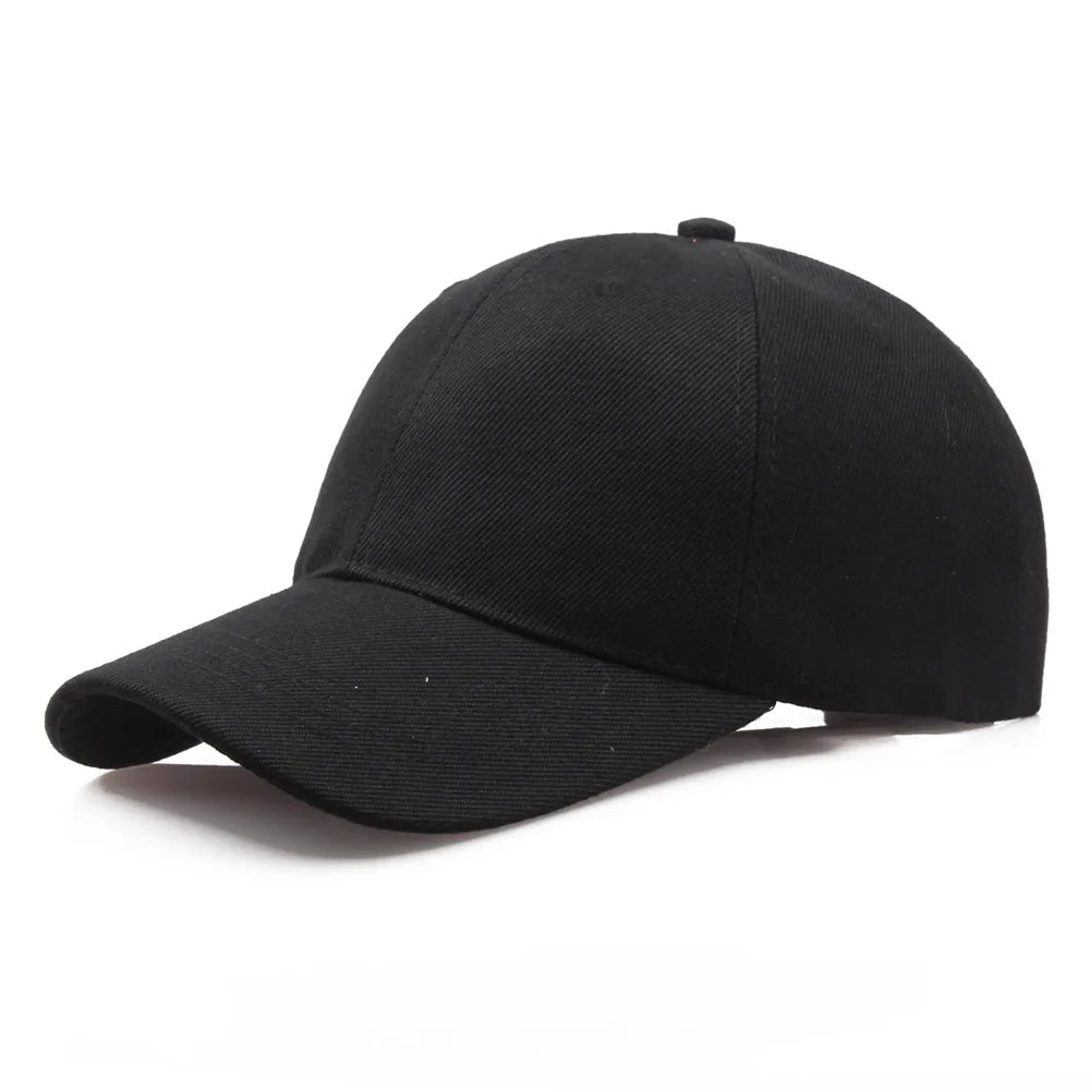 Black Cap Solid Color Baseball Cap Snapback Caps Casquette Hats Fitted Casual Gorras Hip Hop Dad Hats Men Women Unisex - The Melt Theory Lab by Kandylandlaiid LLC