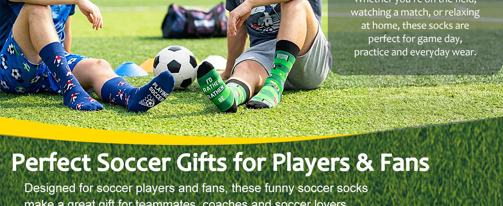 Funny Socks for Men Women Teen Boys -Fun Novelty Funky Socks Gift Ideas Men's Outdoor Gym Socks Comfortable Soft Football Socks