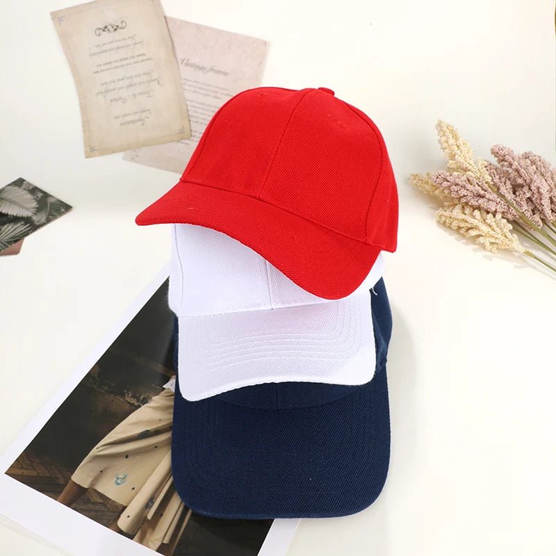 Child Hats Kids Snapback Baseball Cap Solid Color Sun Hat Spring Summer Hip Hop Boys Girls Toddler Peaked Caps Bones Adjustable - The Melt Theory Lab by Kandylandlaiid LLC