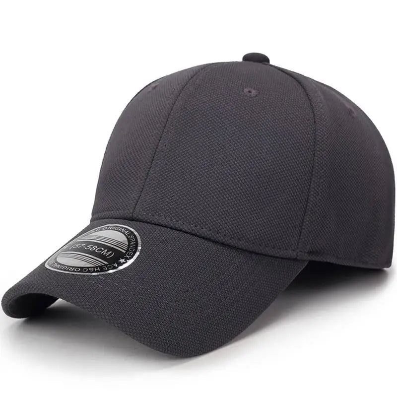 COKK Baseball Cap Men Snapback Hats Fitted Closed Full Cap Women Gorras Bone Male Trucker Hat Casquette Outdoor Black - The Melt Theory Lab by Kandylandlaiid LLC