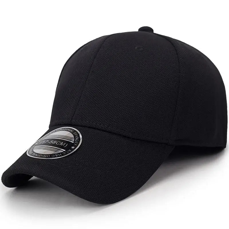 COKK Baseball Cap Men Snapback Hats Fitted Closed Full Cap Women Gorras Bone Male Trucker Hat Casquette Outdoor Black - The Melt Theory Lab by Kandylandlaiid LLC