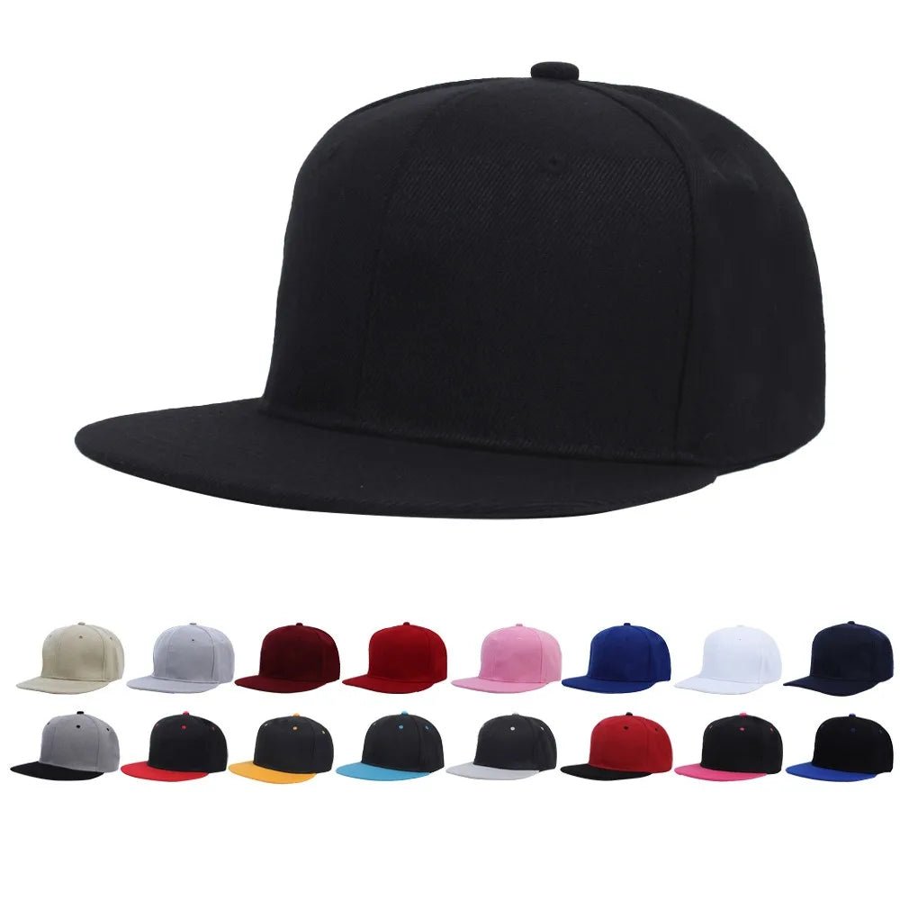 Custom Embroidery Hip - hop Snapback Hat for Men and Women Baseball Cap Wholesale DIY Design Print Sunshade Hats American style - The Melt Theory Lab by Kandylandlaiid LLC