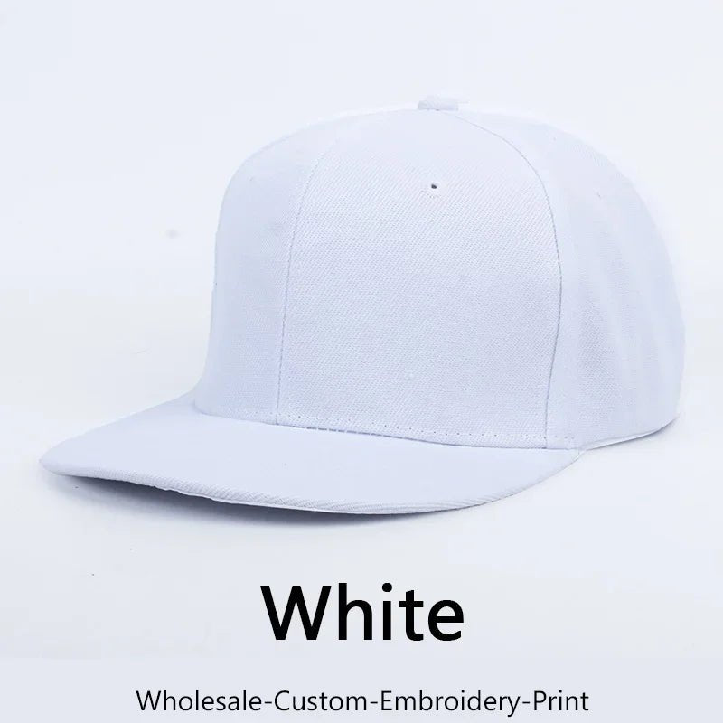 Custom Embroidery Hip - hop Snapback Hat for Men and Women Baseball Cap Wholesale DIY Design Print Sunshade Hats American style - The Melt Theory Lab by Kandylandlaiid LLC