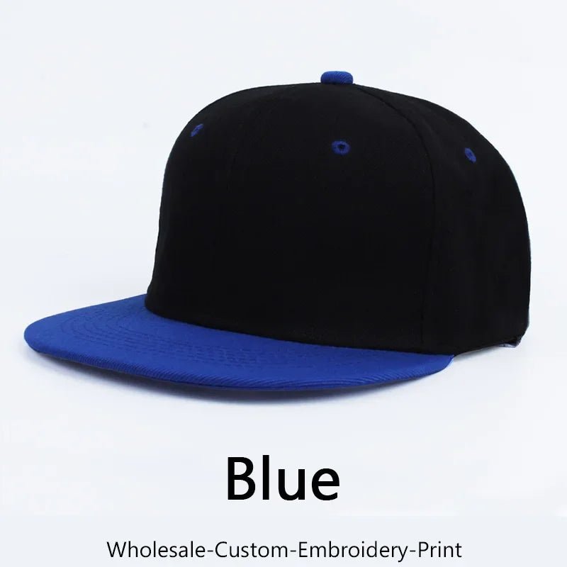 Custom Embroidery Hip - hop Snapback Hat for Men and Women Baseball Cap Wholesale DIY Design Print Sunshade Hats American style - The Melt Theory Lab by Kandylandlaiid LLC