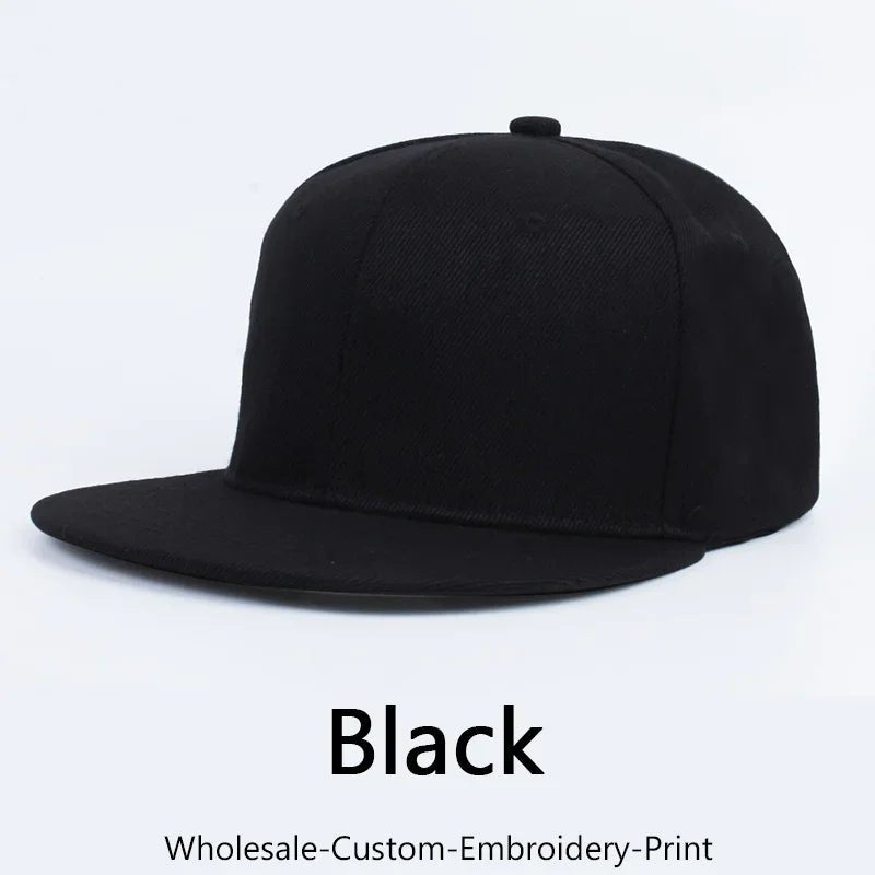Custom Embroidery Hip-hop Snapback Hat for Men and Women Baseball Cap Wholesale DIY Design Print Sunshade Hats American style - The Melt Theory Lab by Kandylandlaiid LLC