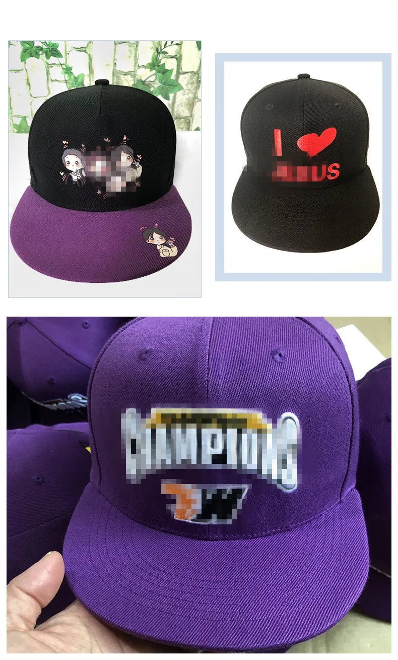Custom snapback caps Outdoor sports hip hop flat hip hop hat for men Women Trucker caps 1 piece DIY logo Sun hats gorros - The Melt Theory Lab by Kandylandlaiid LLC