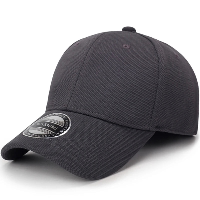Fitted Full Closed Baseball Cap Men Women Elasticity Hip Hop Caps Hats Fit Visor Snapback Blank Solid Outdoor Sport New Stretch - The Melt Theory Lab by Kandylandlaiid LLC