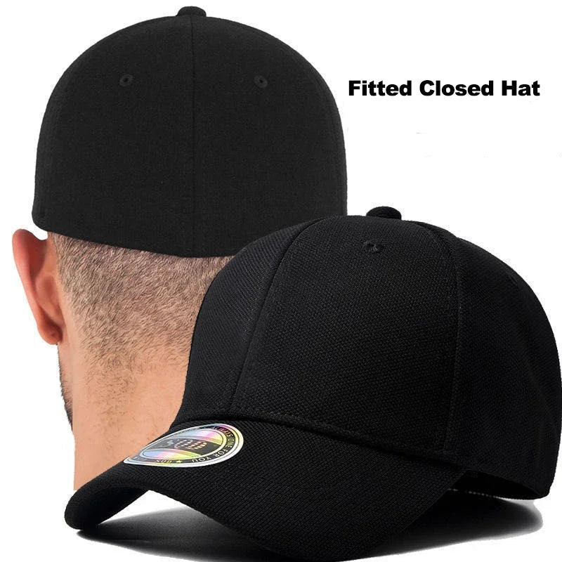 Full Closed Fitted Baseball Cap Hat Outdoor Sports Golf Caps for Women Men Hip Hop Snapback Visor Casquette Gorras - The Melt Theory Lab by Kandylandlaiid LLC