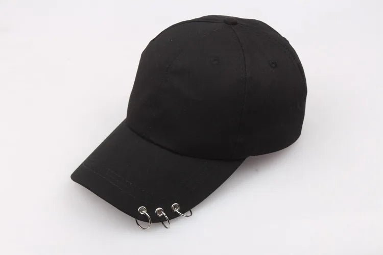 Hip Hop Women's Baseball Cap With Ring Circle Snapback Hats For Men Women Unisex Dad Hat Adjustable Kpop Korean Style Gorra - The Melt Theory Lab by Kandylandlaiid LLC
