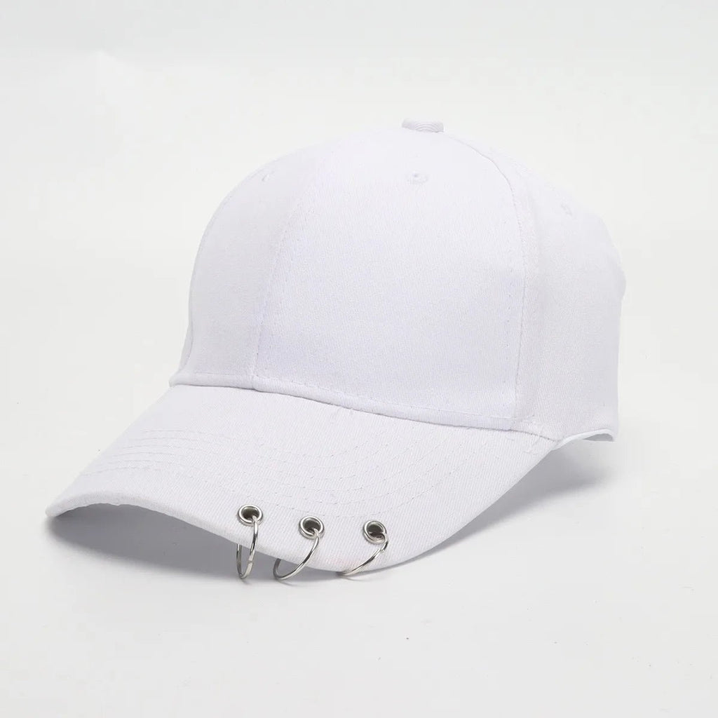 Hip Hop Women's Baseball Cap With Ring Circle Snapback Hats For Men Women Unisex Dad Hat Adjustable Kpop Korean Style Gorra - The Melt Theory Lab by Kandylandlaiid LLC