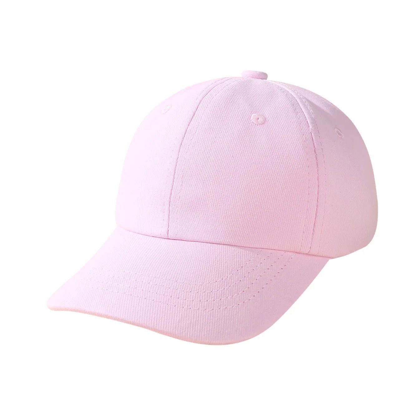 Kids Snap Back Baseball Cap Solid Color Spring Summer Hip Hop Boy Hats Sun Caps Adjustable Breathable Outdoor Travel Kids Hats - The Melt Theory Lab by Kandylandlaiid LLC