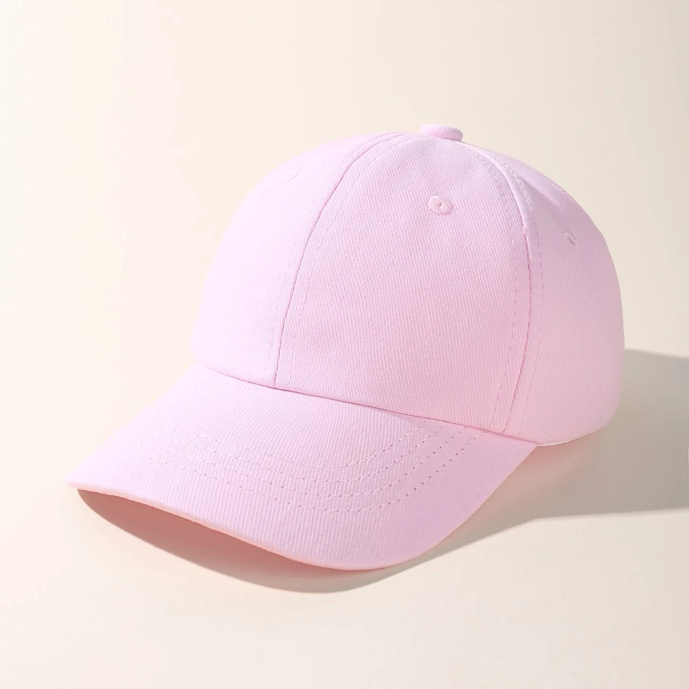 Kids Snap Back Baseball Cap Solid Color Spring Summer Hip Hop Boy Hats Sun Caps Adjustable Breathable Outdoor Travel Kids Hats - The Melt Theory Lab by Kandylandlaiid LLC
