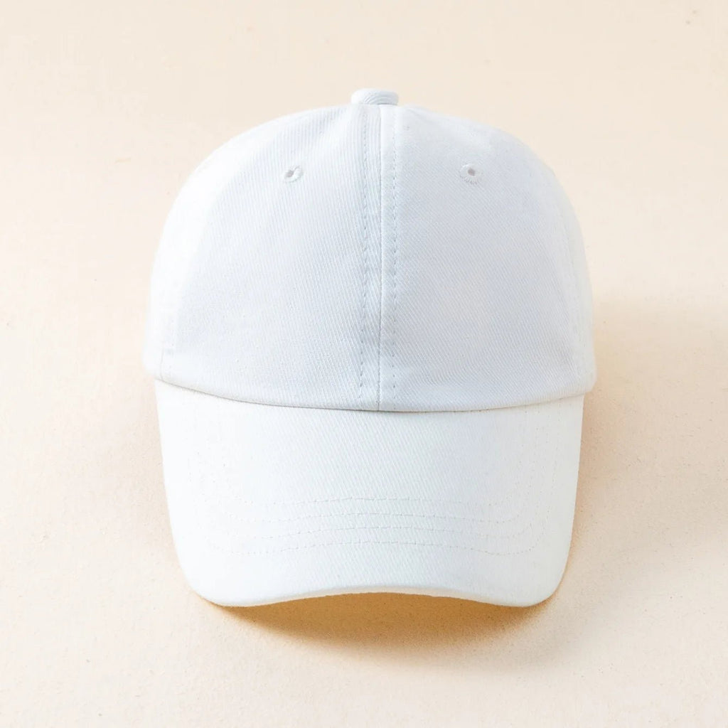 Kids Snap Back Baseball Cap Solid Color Spring Summer Hip Hop Boy Hats Sun Caps Adjustable Breathable Outdoor Travel Kids Hats - The Melt Theory Lab by Kandylandlaiid LLC
