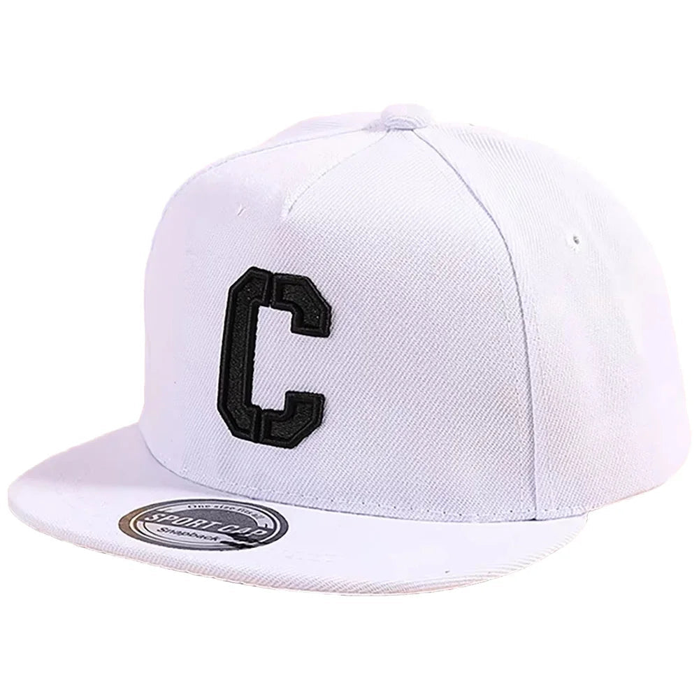 Kids Snapback Cap Embroidered Letter Flat Brim Baseball Hat for Children Boy Girl Solid Color Summer Sun Hats - The Melt Theory Lab by Kandylandlaiid LLC