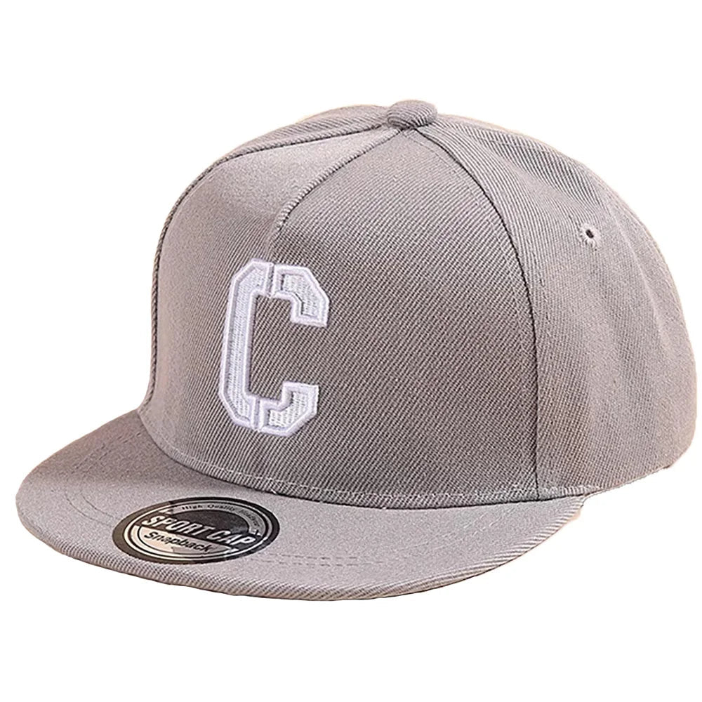 Kids Snapback Cap Embroidered Letter Flat Brim Baseball Hat for Children Boy Girl Solid Color Summer Sun Hats - The Melt Theory Lab by Kandylandlaiid LLC