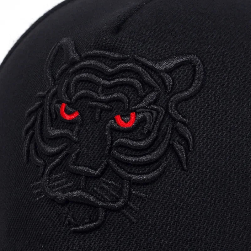 Leisure Trucker Caps Unisex Snapback HatsNew Cotton Black Tiger Embroidery Baseball Cap Men Women Hip Hop Hat Summ - The Melt Theory Lab by Kandylandlaiid LLC