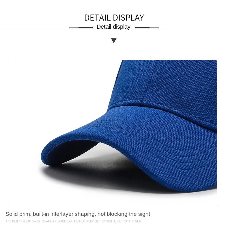 Men Back Closure Baseball Cap Hip Hop Spring Summer Sun Hats Women Snapback Solid Color Caps - The Melt Theory Lab by Kandylandlaiid LLC