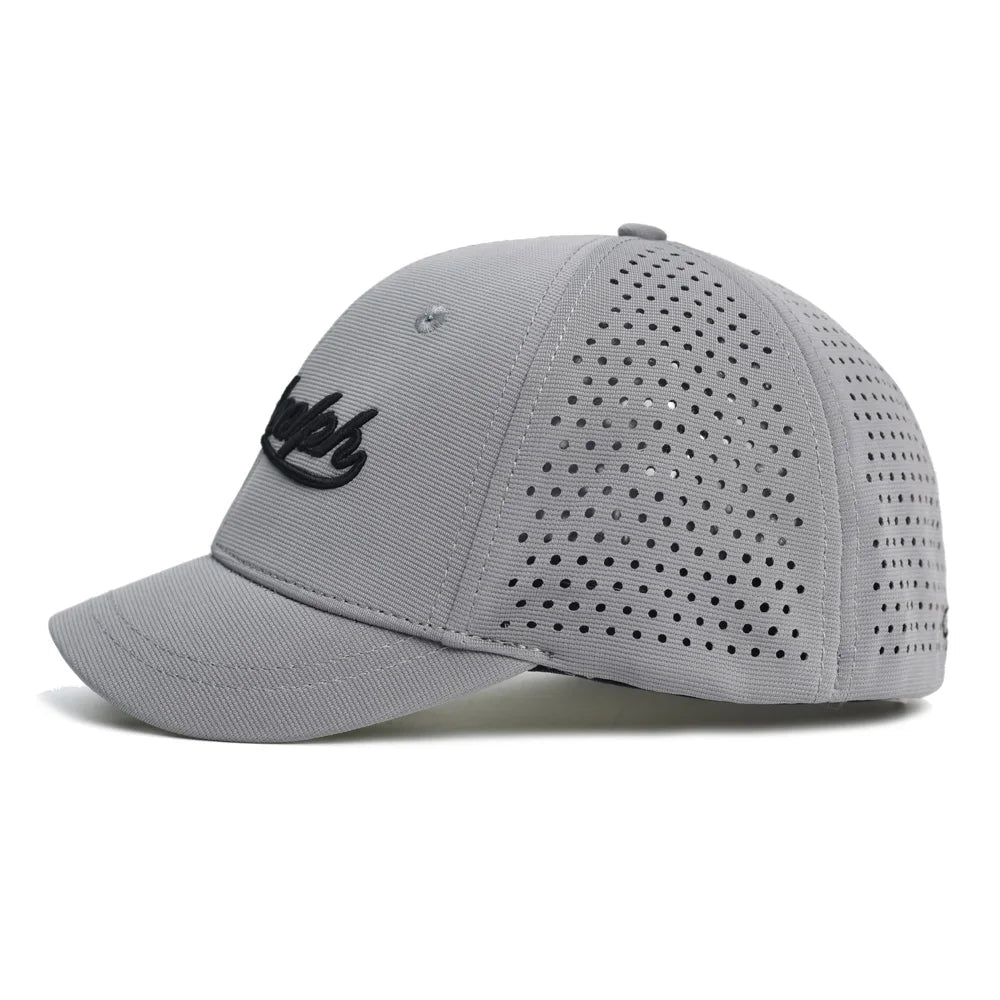 Mesh Short Brim Back Closed Baseball Cap Men Women Breathable Snapback Hats Fitted Dad Hat Adjustable Solid Trucker Style - The Melt Theory Lab by Kandylandlaiid LLC