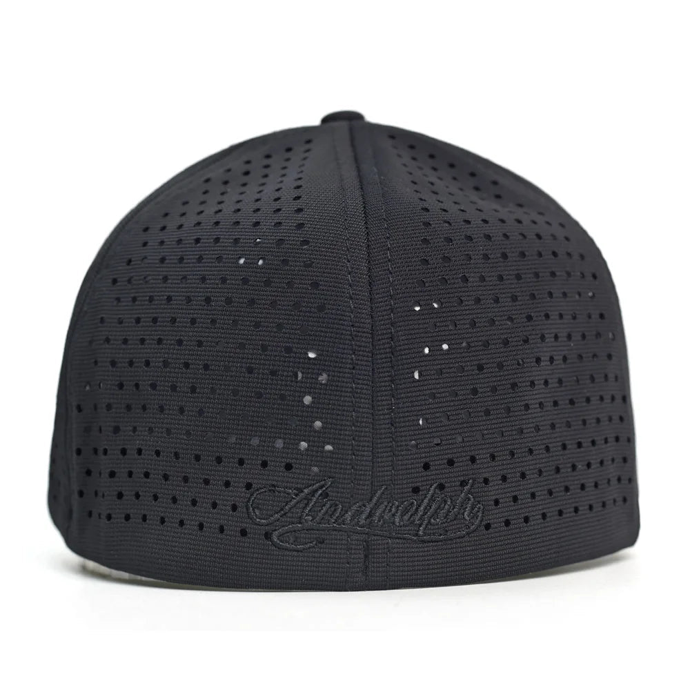 Mesh Short Brim Back Closed Baseball Cap Men Women Breathable Snapback Hats Fitted Dad Hat Adjustable Solid Trucker Style - The Melt Theory Lab by Kandylandlaiid LLC